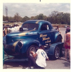 Chuck Finders driving the Stone Woodes Cook Swindler A